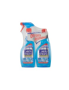 Vedochiaro Vetri e Multiuso Classico base & ricarica 500...