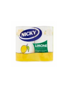 Nicky carta cucina asciugatutto al Limone 2 pz