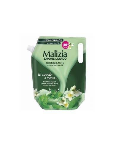 Malizia ecoricarica sapone liquido Tè Verde e...
