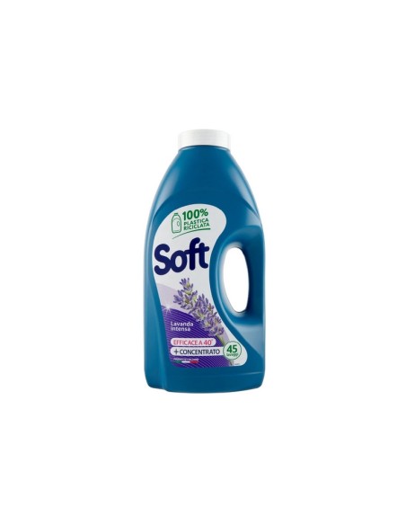 Soft detersivo liquido per lavatrice Lavanda Intensa 50 lavaggi 2250 ml