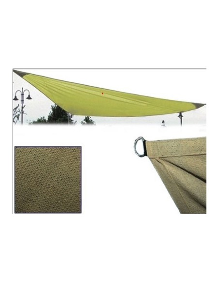 GDLC vele ombra Positano triangolare Ecrù 500 x 500 x 500 cm