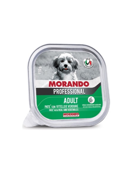 Morando Professional Cane Adult patè di Vitello e Verdure 150 gr