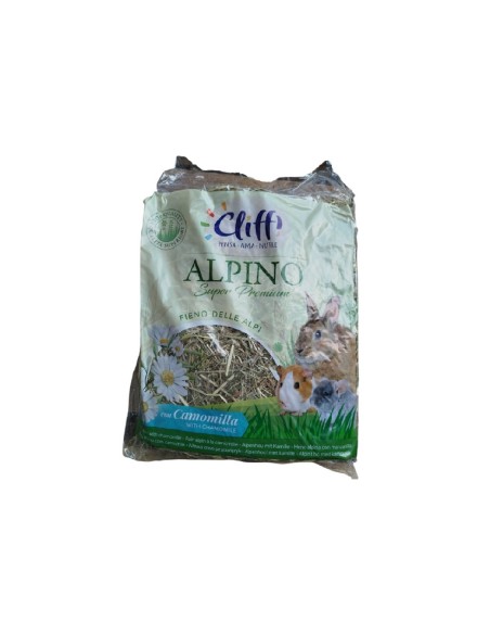 Cliffi fieno Alpino per roditori e Conigli alla Camomilla 500 gr