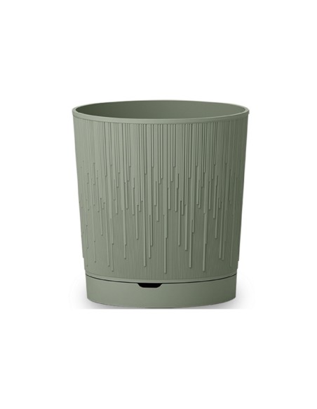 Veca vaso in plastica Bamboo diametro 11,5 cm - Col. assortiti