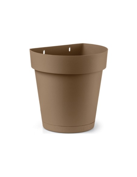 Veca vaso in plastica a muro Cleo 25 cm - Col. assortiti