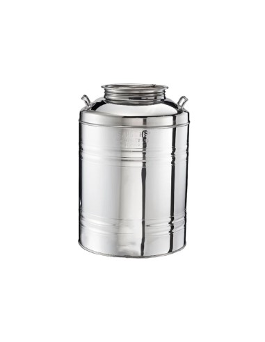 Sansone fusto in Acciaio Inox Aggraffato 50 lt