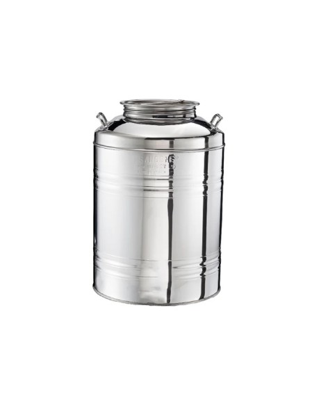 Sansone fusto in Acciaio Inox Aggraffato 50 lt