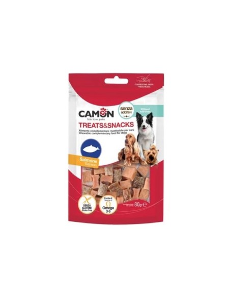 Camon snack per cani in dadi al Salmone 80 gr