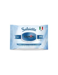 Camon salviette detergenti per Cani e Gatti profumo Talco...