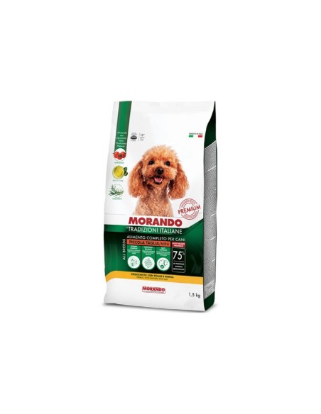 Morando Tradizioni Italiane crocchette cane Pollo e Avena 1,5 Kg