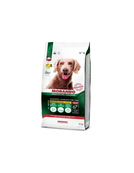 Morando Tradizioni Italiane crocchette cane Manzo, Suino e Orzo 12 Kg