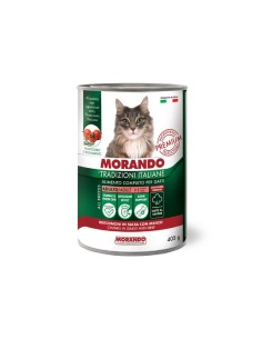 Morando Tradizioni Italiane bocconi gatto di Manzo 405 gr