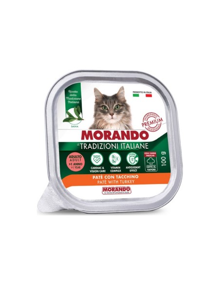 Morando Tradizioni Italiane patè gatto di Tacchino 100 gr