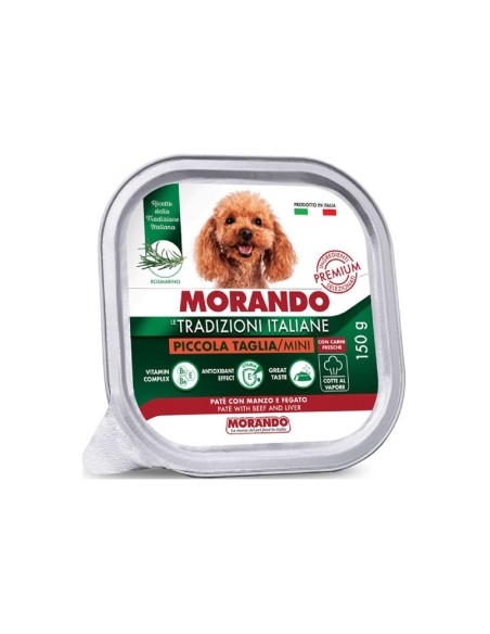 Morando Tradizioni Italiane patè cane di Manzo e Fegato 150 gr