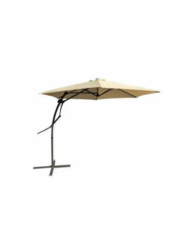 Ombrellone alluminio quadri laterale Beige 3 x...