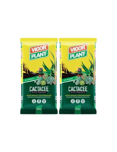 Vigorplant Terriccio per piante Cactacee 20 lt...