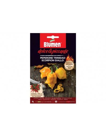 SEMI BLUMEN PEP. TRINIDAD SCORPION GIALLO