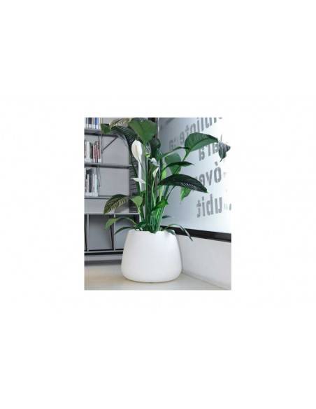 VASO CAMPANA BUBBLE D. 35 BIANCO