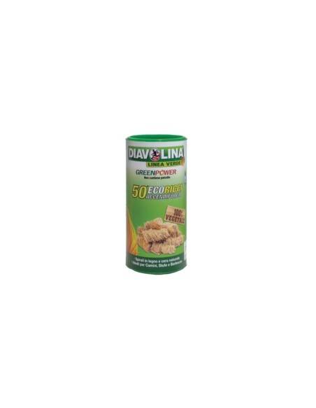 Diavolina Greenpower accendifuoco 100% vegetale 50 pz