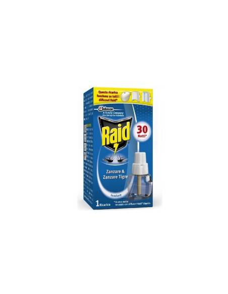 Raid ricarica liquido Zanzare 30 notti