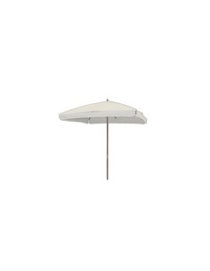 Ombrellone quadrato Bianco in legno con bordo 300 x 300 cm