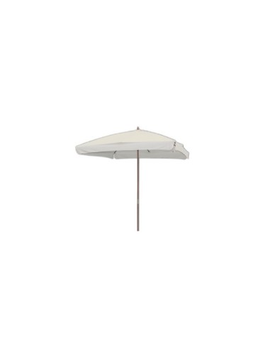 Ombrellone quadrato Bianco in legno con bordo...