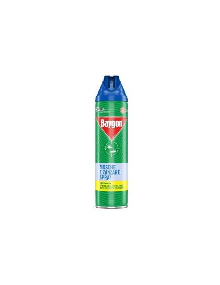 Baygon insetticida spray Mosche e Zanzare azione rapida 400 ml