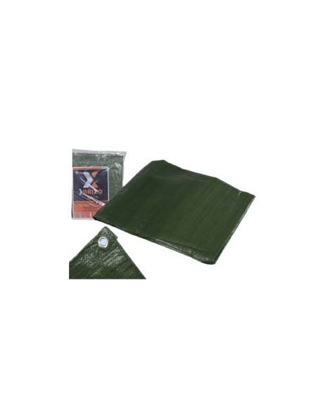 Brixo telone occhiellato leggero Verde 3 x 4 metri