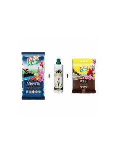 Kit terriccio completo 10 lt + perlite 5 lt + concime...