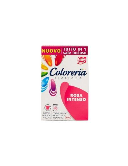 Coloreria Italiana colorante per tessuti Rosa Intenso 350 gr