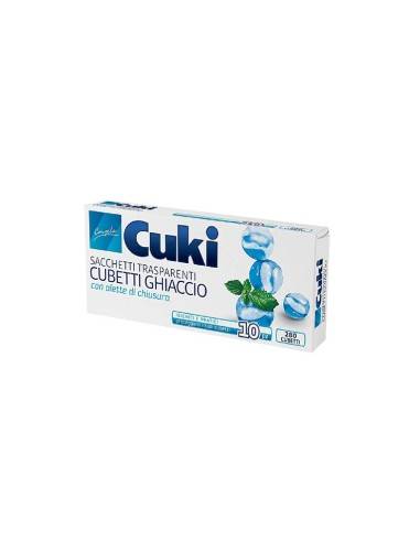 Cuki sacchetti trasparenti cubetti ghiaccio 10 pz