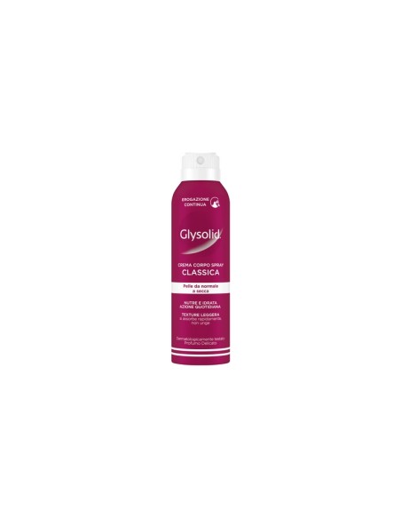 Glysolid crema corpo classica spray 190 ml