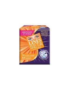 Lines Seta Ultra assorbente flussi leggeri 14 pz