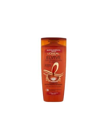 L'Oréal Elvive shampoo capelli secchi con Olio Straordinario di Jojoba 285 ml