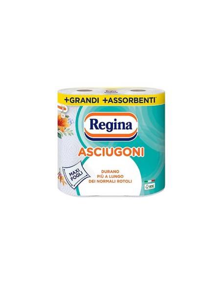 Regina asciugoni maxi 85 fogli 2 veli 2 rotoli