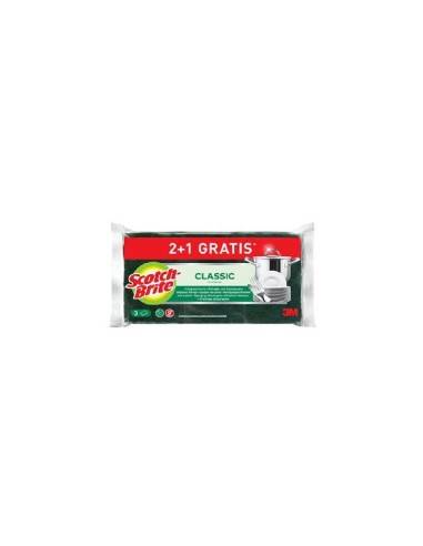 Scotch-Brite spugna e fibraverde Classic 2 pz +...