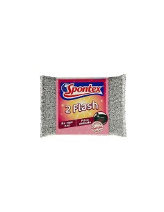 Spontex panno abrasivo 2 Flash con fibra delicata 2 pz