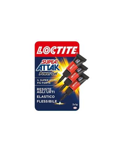 Loctite Super Attack Power Gel 3 pz x 1 gr