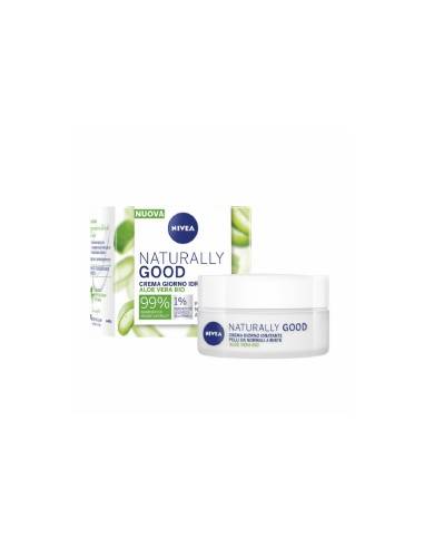 Nivea Good Naturally crema viso giorno pelli...