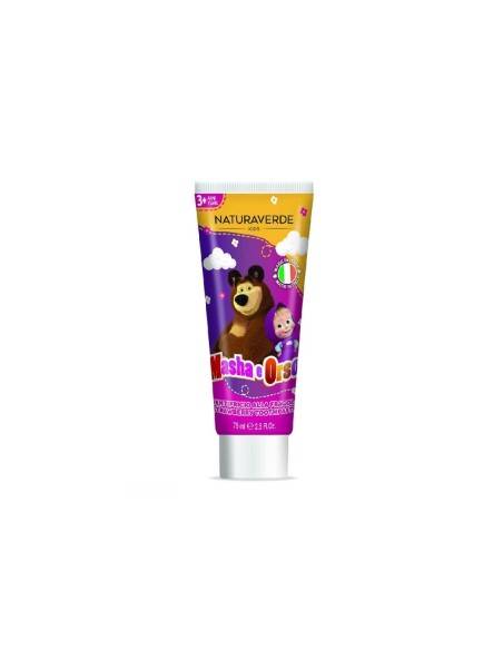 Naturaverde Kids dentifricio Masha e Orso gusto Fragola 75 ml