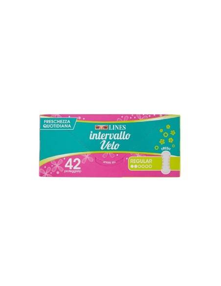 Lines intervallo velo salvaslip distesi 42 pz