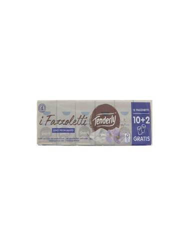 Tenderly fazzoletti Lino profumato 10 pz + 2...