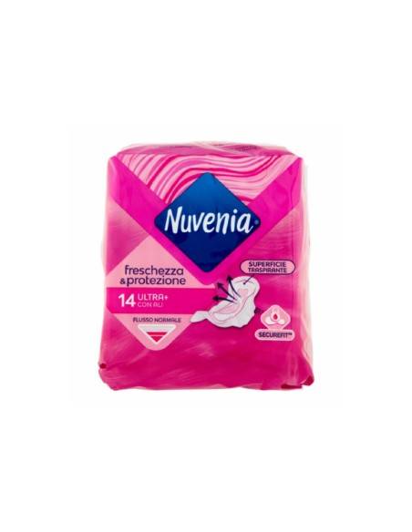 Nuvenia assorbenti Ultra+ Normali con ali 14 pz