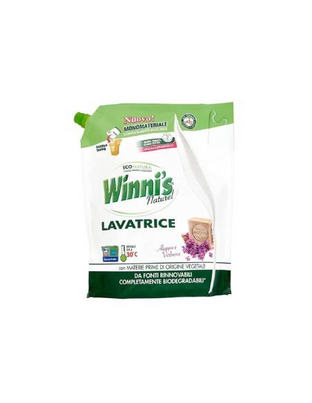 Winni's Naturel detersivo lavatrice ipoallergenico Aleppo e Verbena 25 lavaggi