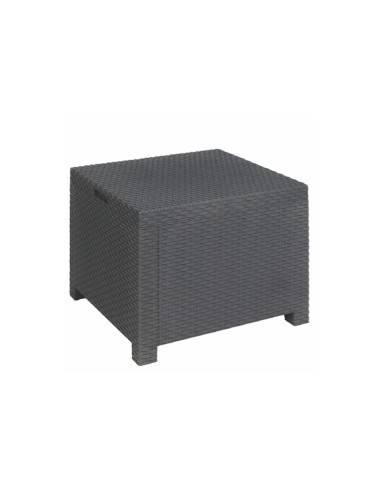 Baule multiuso Artemide Rattan Antracite 59 x...