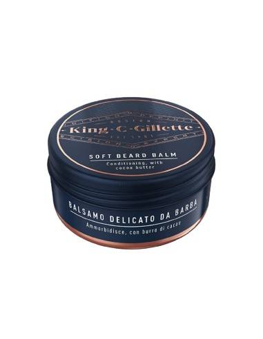 King C Gillette balsamo delicato da barba 100 ml