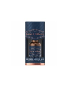 King C Gillette olio da barba 30 ml