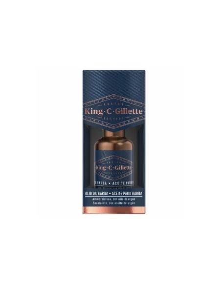 King C Gillette olio da barba 30 ml