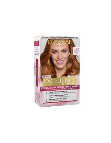 L'Oréal Excellence crema colorazione N° 7.43...