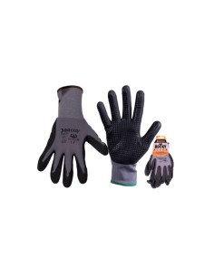 Brixo Rocky guanti Nylon-Spandex/Nitrile puntinato Tg. L